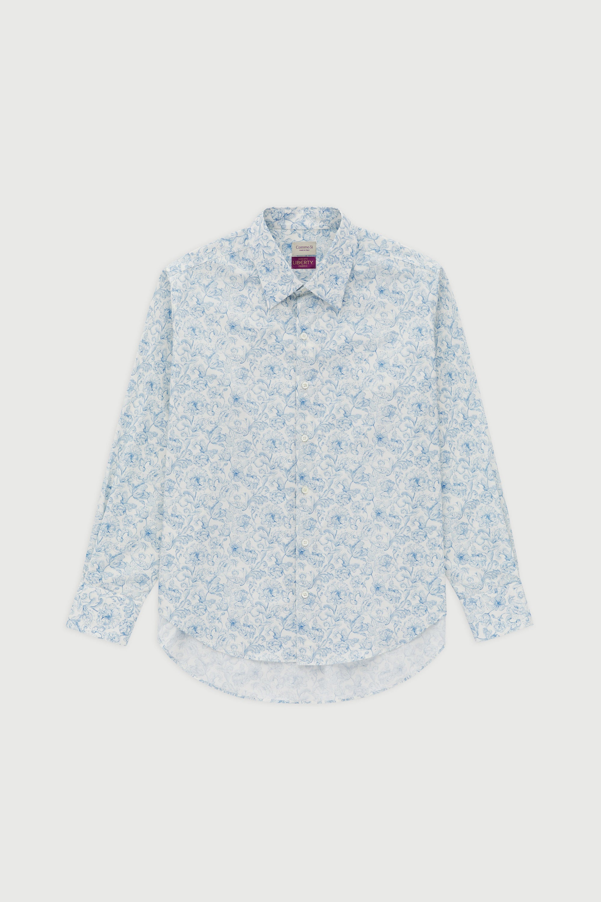 La Shirt Classica, made with Liberty fabric