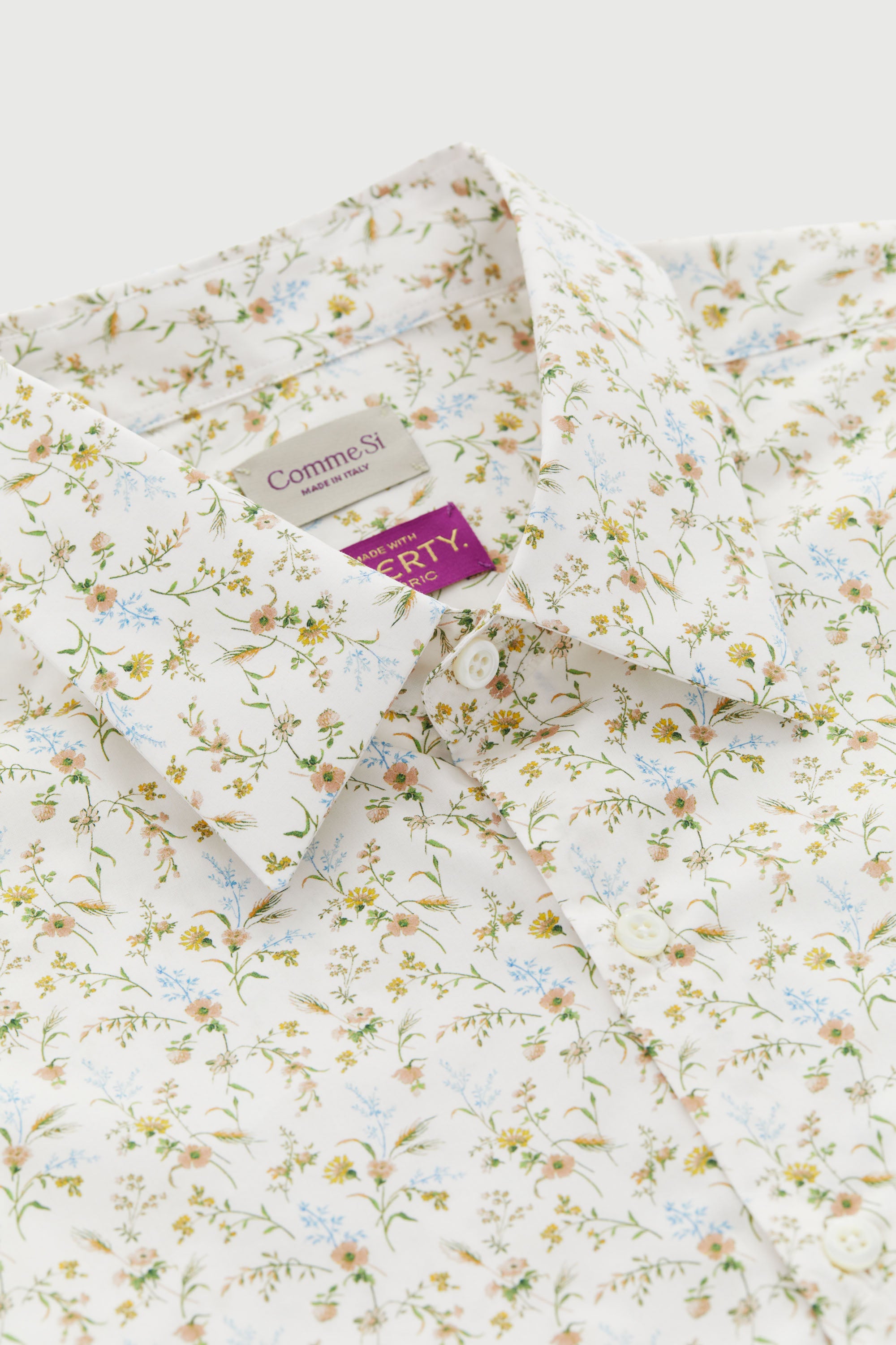 La Shirt Classica, made with Liberty fabric