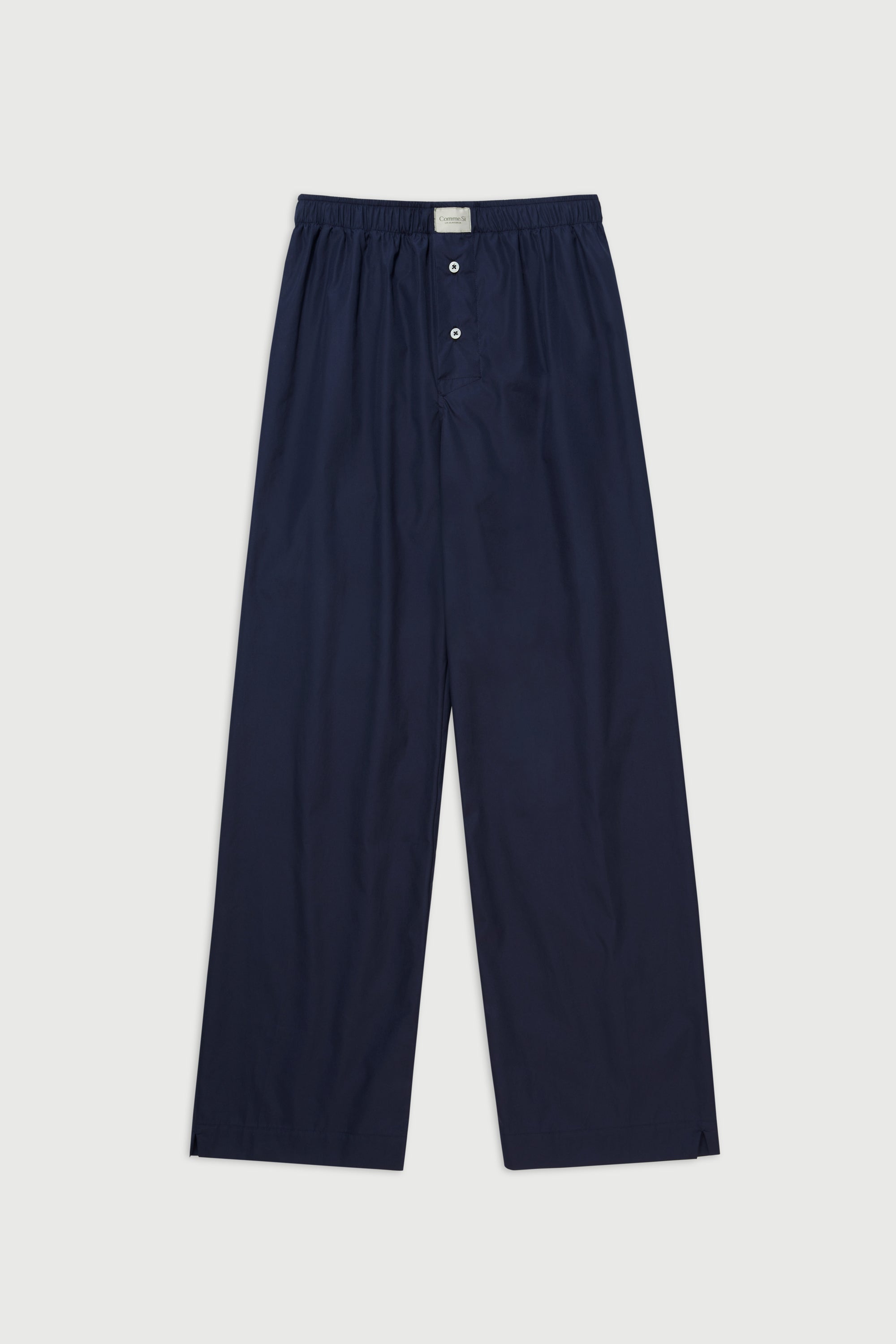 ZARA NEW WOMAN SS24 NAVY BLUE CONTRAST BOXER TROUSERS REF:7385/401